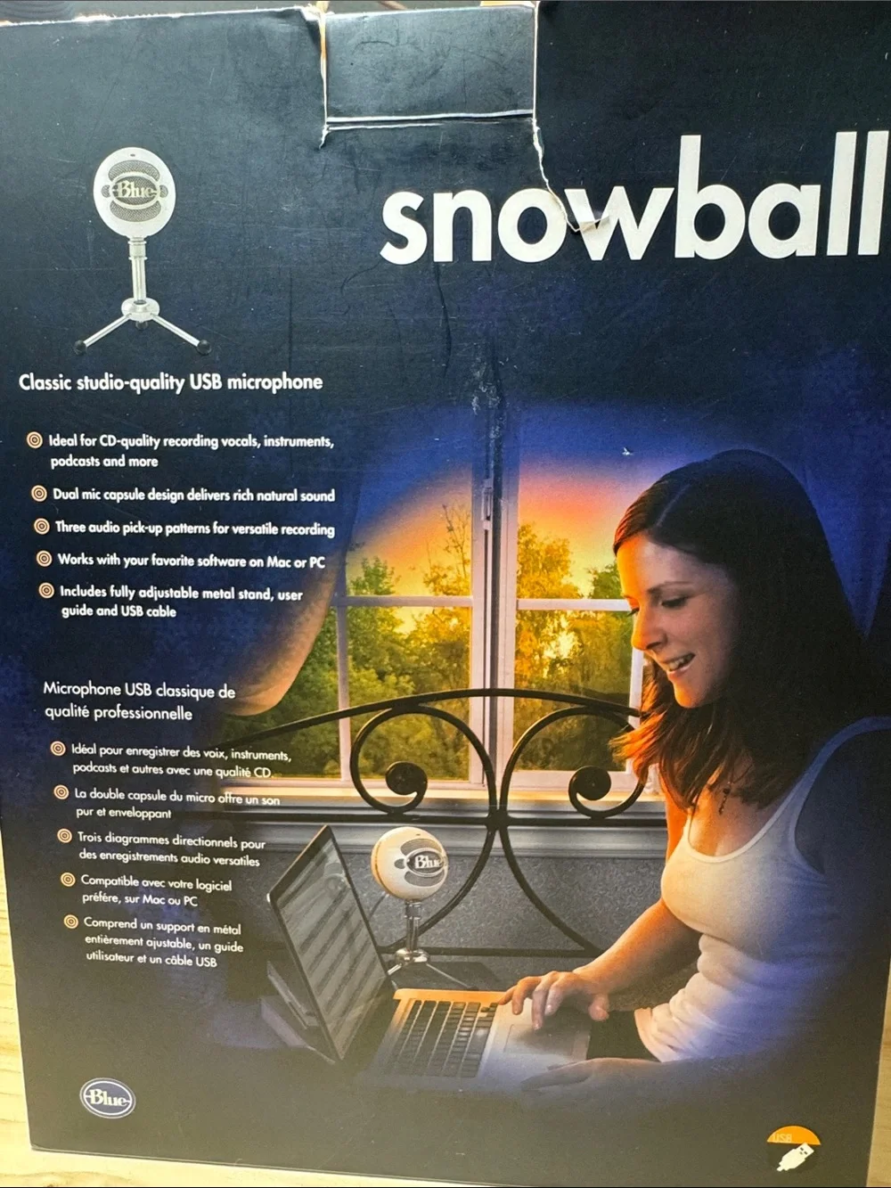 Snowball blue usb